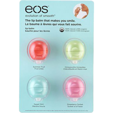Набор EOS с бальзамом для губ 4 штуки